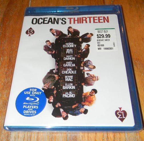 Brand New ~ Oceans Thirteen ~ Blu Ray ~ George Clooney Brad Pitt Matt 